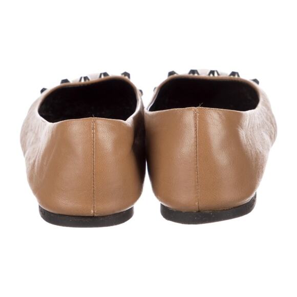 Balenciaga tan studded flats - Picture 4 of 6